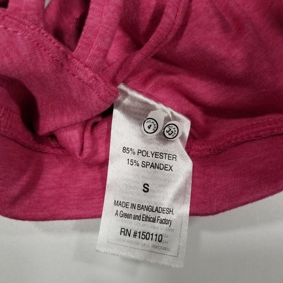 Peloton Strappy Heathered Bra Pink - Make Waves Sz Small - Picture 4 of 9